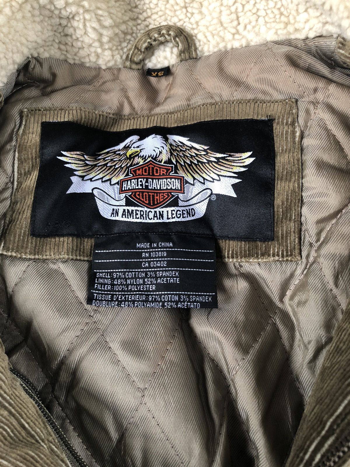 Harley Davidson Vintage Harley Davidson Zipper Ups Corduroy Jacket Size US M / EU 48-50 / 2 - 9 Thumbnail