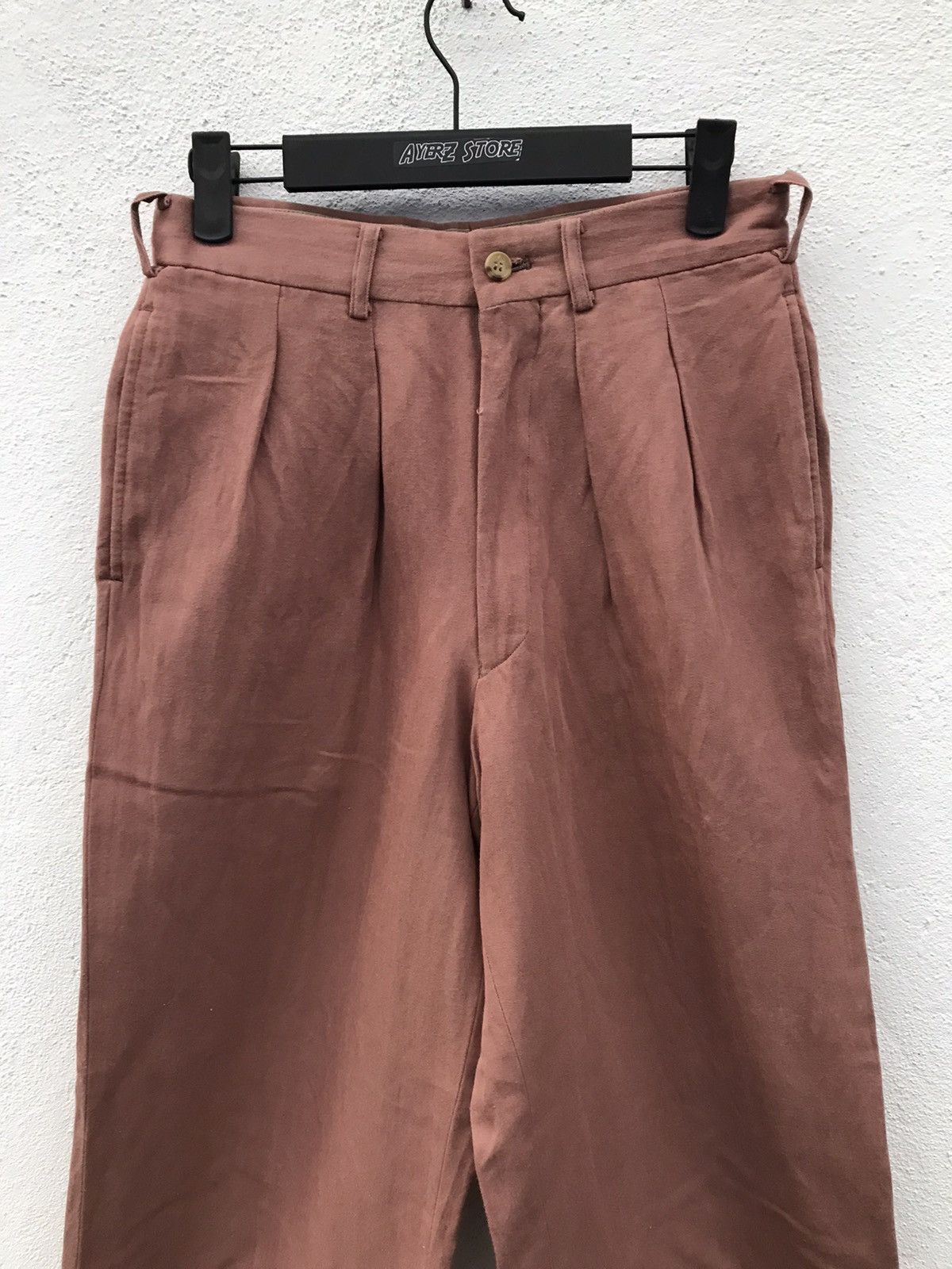 Designer × Japanese Brand × Nigel Cabourn Nigel Curtiss Baggy Designer Wool Pants Made In Japan Size US 27 - 4 Thumbnail