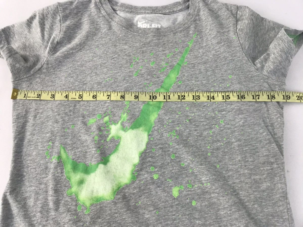Nike Nike Dri-fit Slim Fit Tee Paint Splash Swoosh Logo Size L / US 10 / IT 46 - 7 Thumbnail