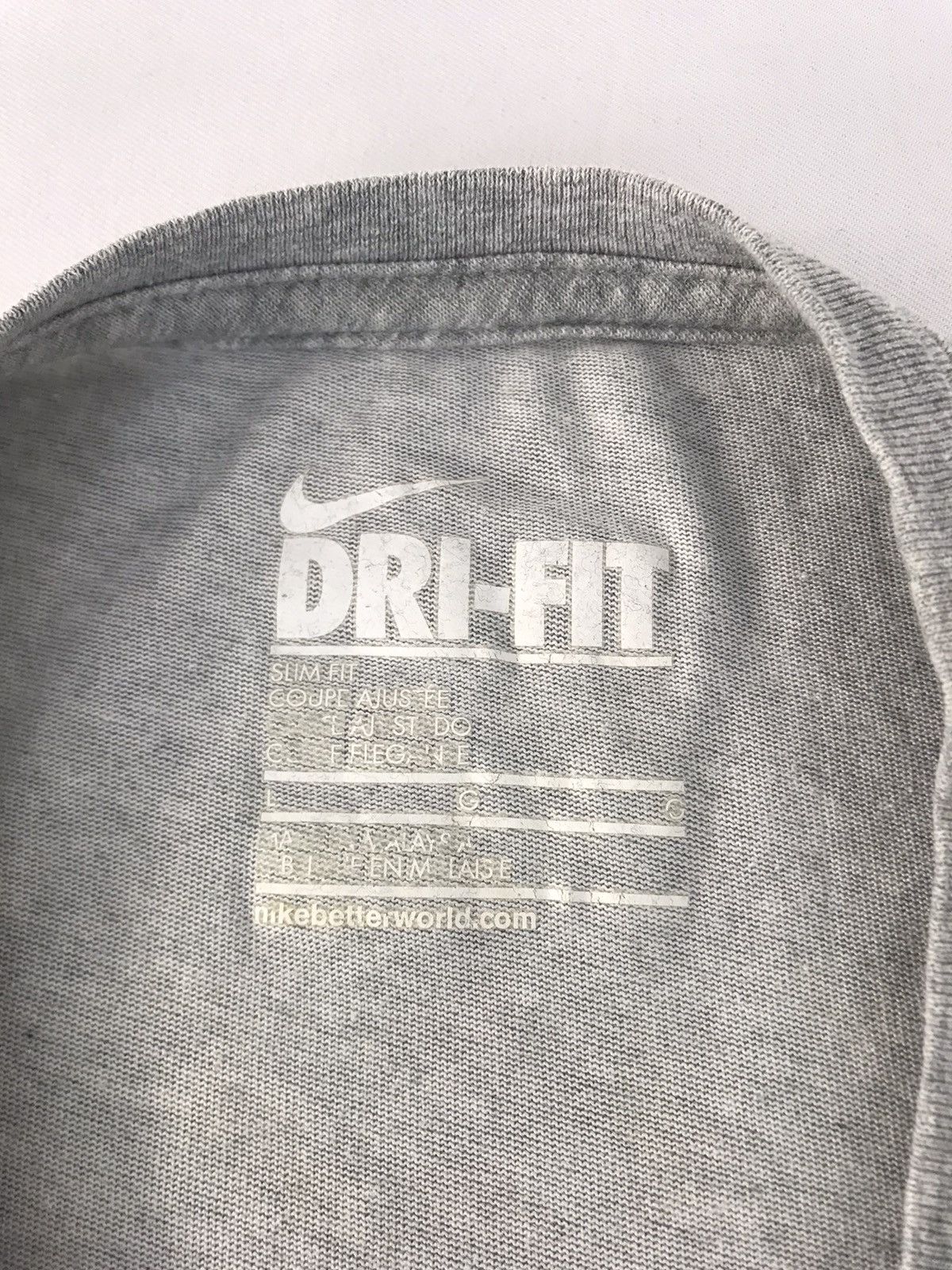 Nike Nike Dri-fit Slim Fit Tee Paint Splash Swoosh Logo Size L / US 10 / IT 46 - 3 Thumbnail