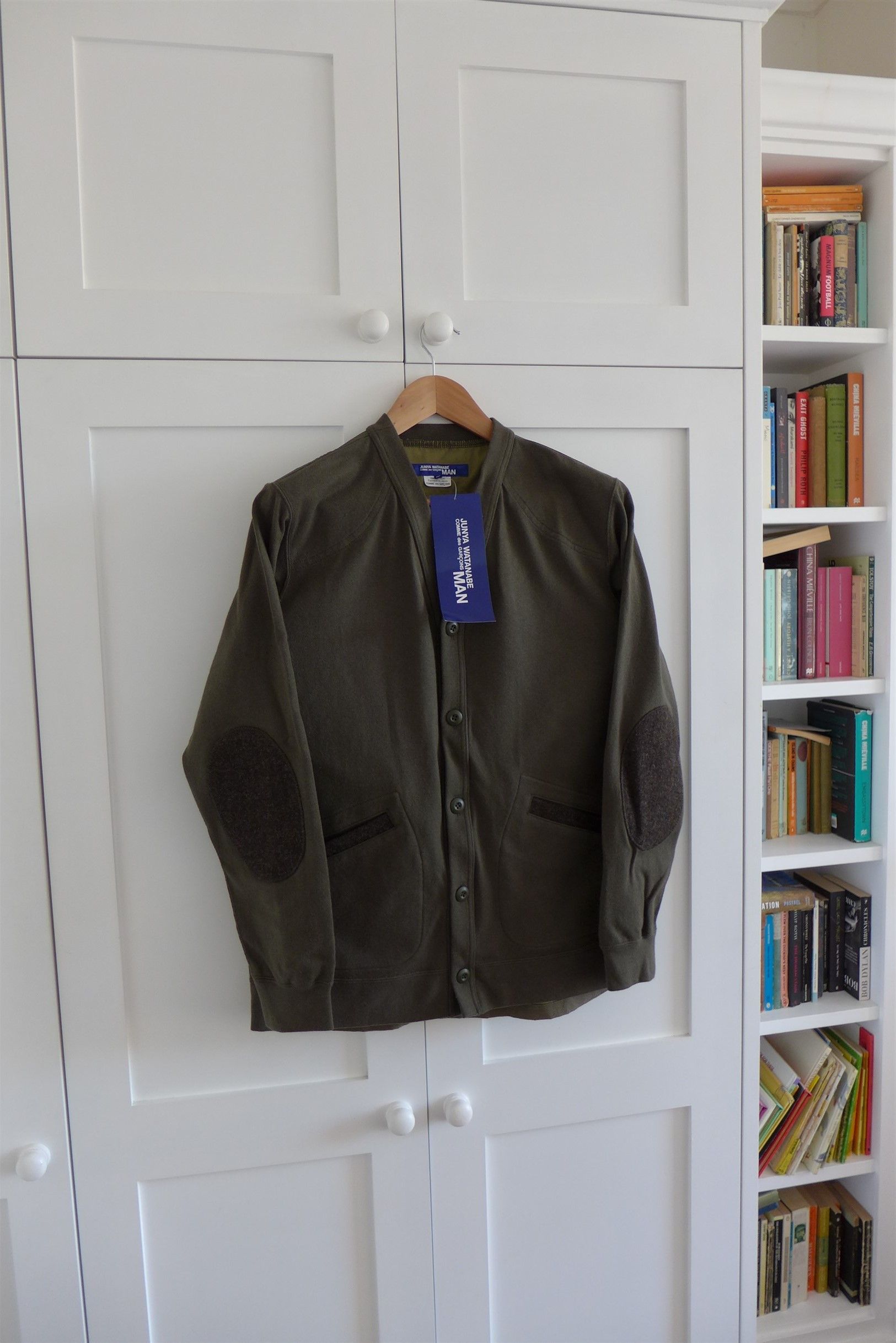 Comme des Garcons Junya Watanabe Utility Multi Fabric Cardigan - Khaki Size US S / EU 44-46 / 1 - 5 Thumbnail