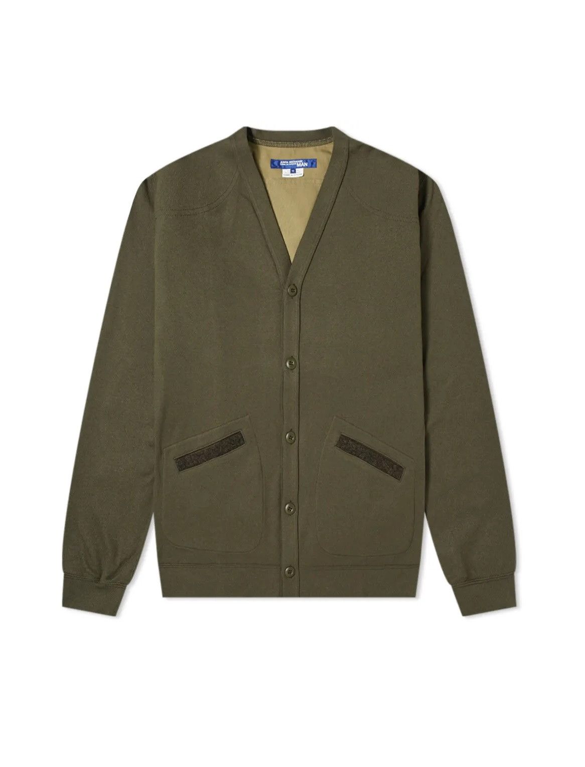 Comme des Garcons Junya Watanabe Utility Multi Fabric Cardigan - Khaki Size US S / EU 44-46 / 1 - 4 Thumbnail