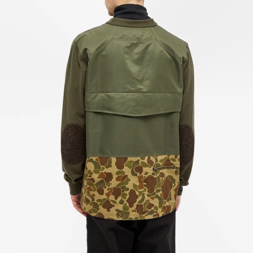 Comme des Garcons Junya Watanabe Utility Multi Fabric Cardigan - Khaki Size US S / EU 44-46 / 1 - 2 Thumbnail