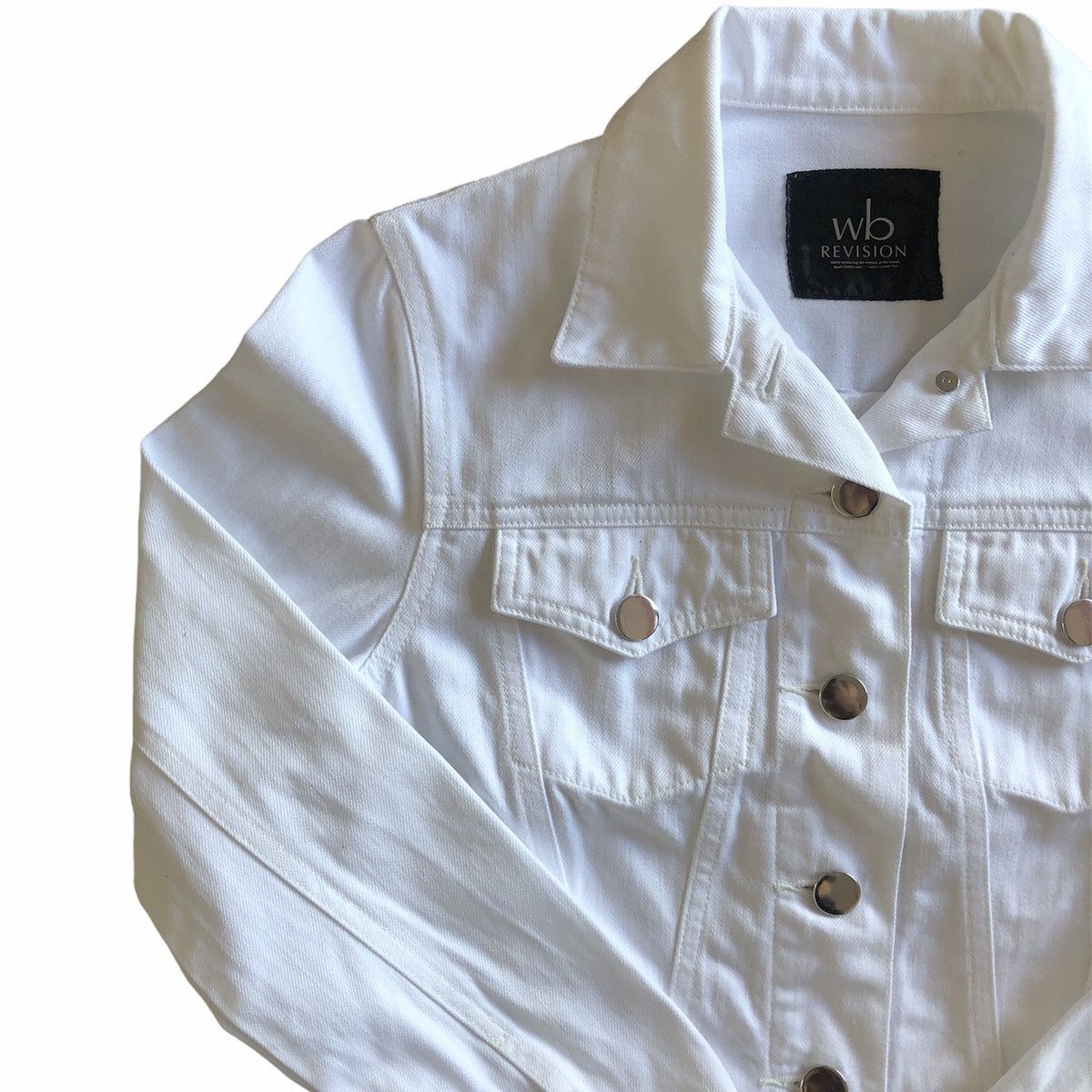 Japanese Brand Vintage Trucker Denim Jacket by WB Revision Size US XS / EU 42 / 0 - 2 Thumbnail