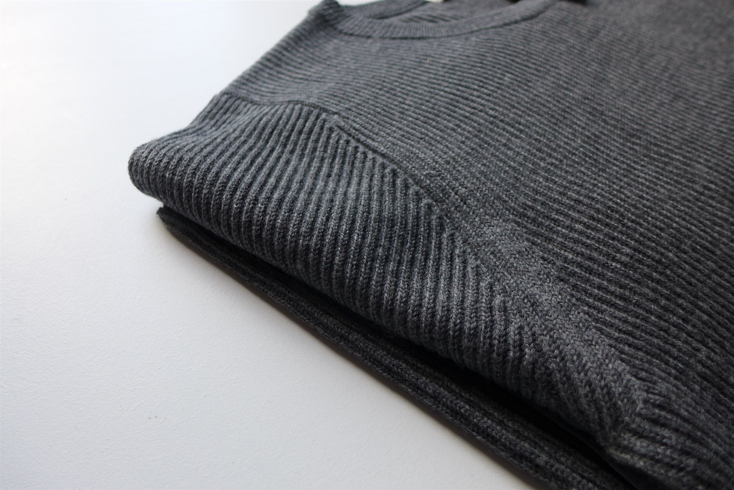 Dries Van Noten Dries Van Noten Tillman Sweater - Anthracite Merino Wool Size US M / EU 48-50 / 2 - 4 Thumbnail