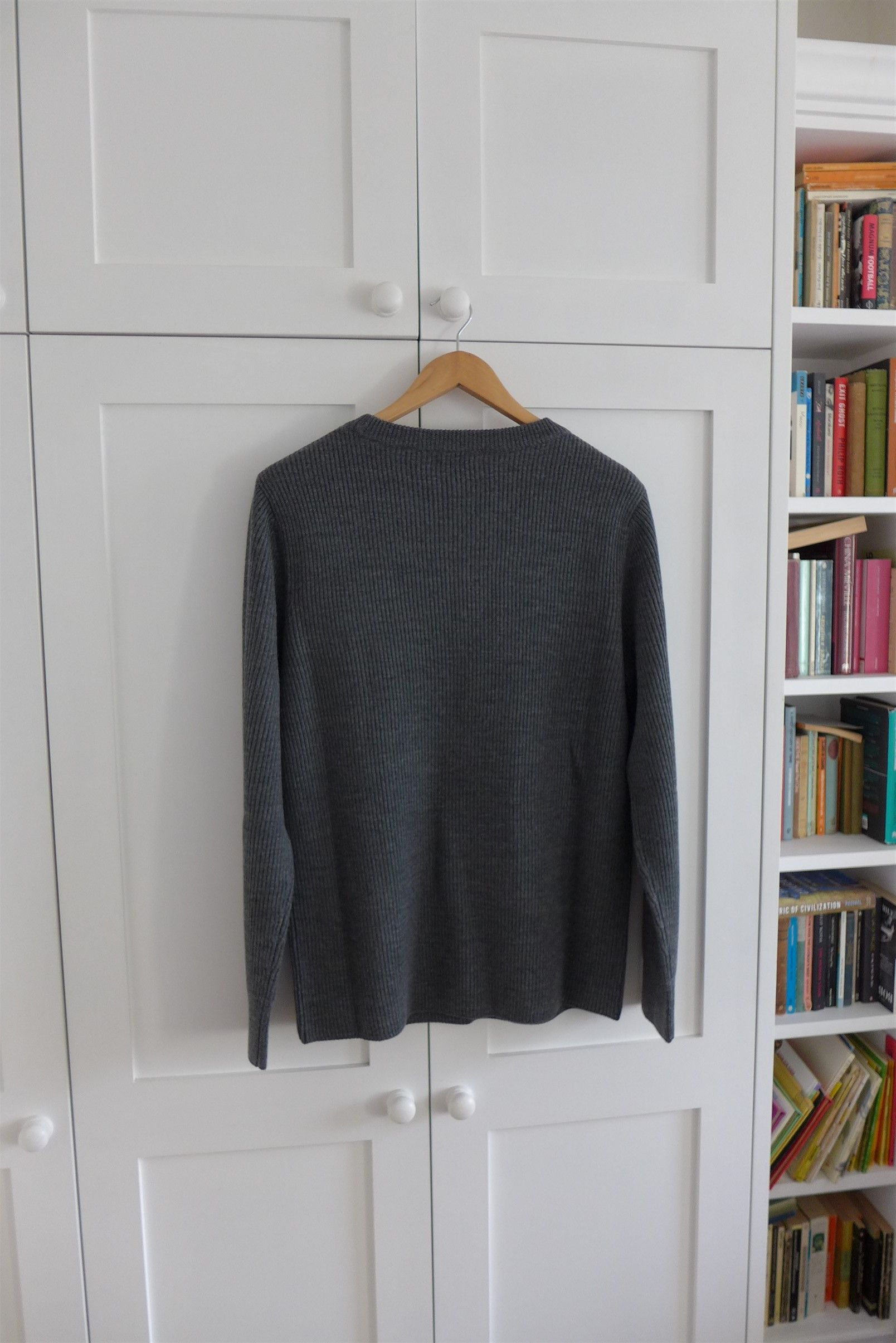 Dries Van Noten Dries Van Noten Tillman Sweater - Anthracite Merino Wool Size US XL / EU 56 / 4 - 2 Thumbnail