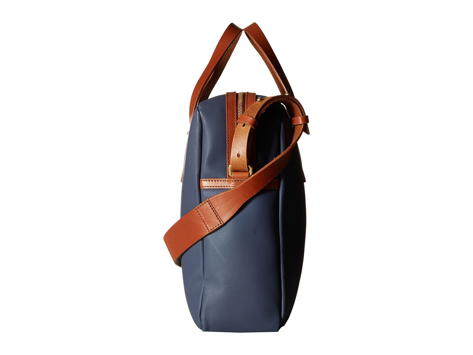Miansai Miansai Fulton Briefcase - Navy/Cognac Size ONE SIZE - 3 Thumbnail