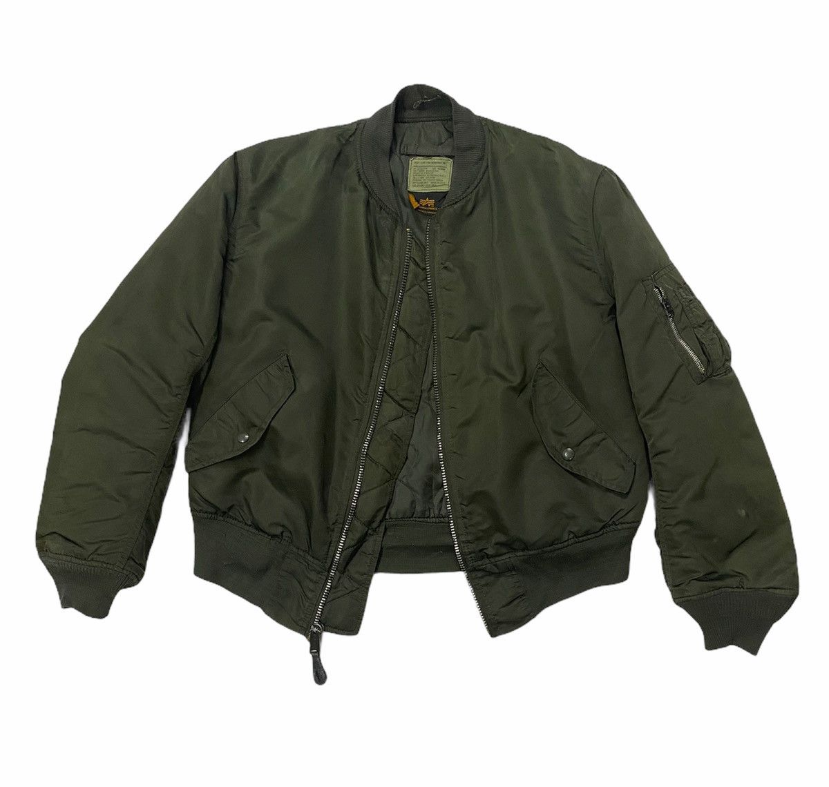 Alpha Industries Vintage MA-1 Bomber Jacket Size US M / EU 48-50 / 2 - 6 Thumbnail