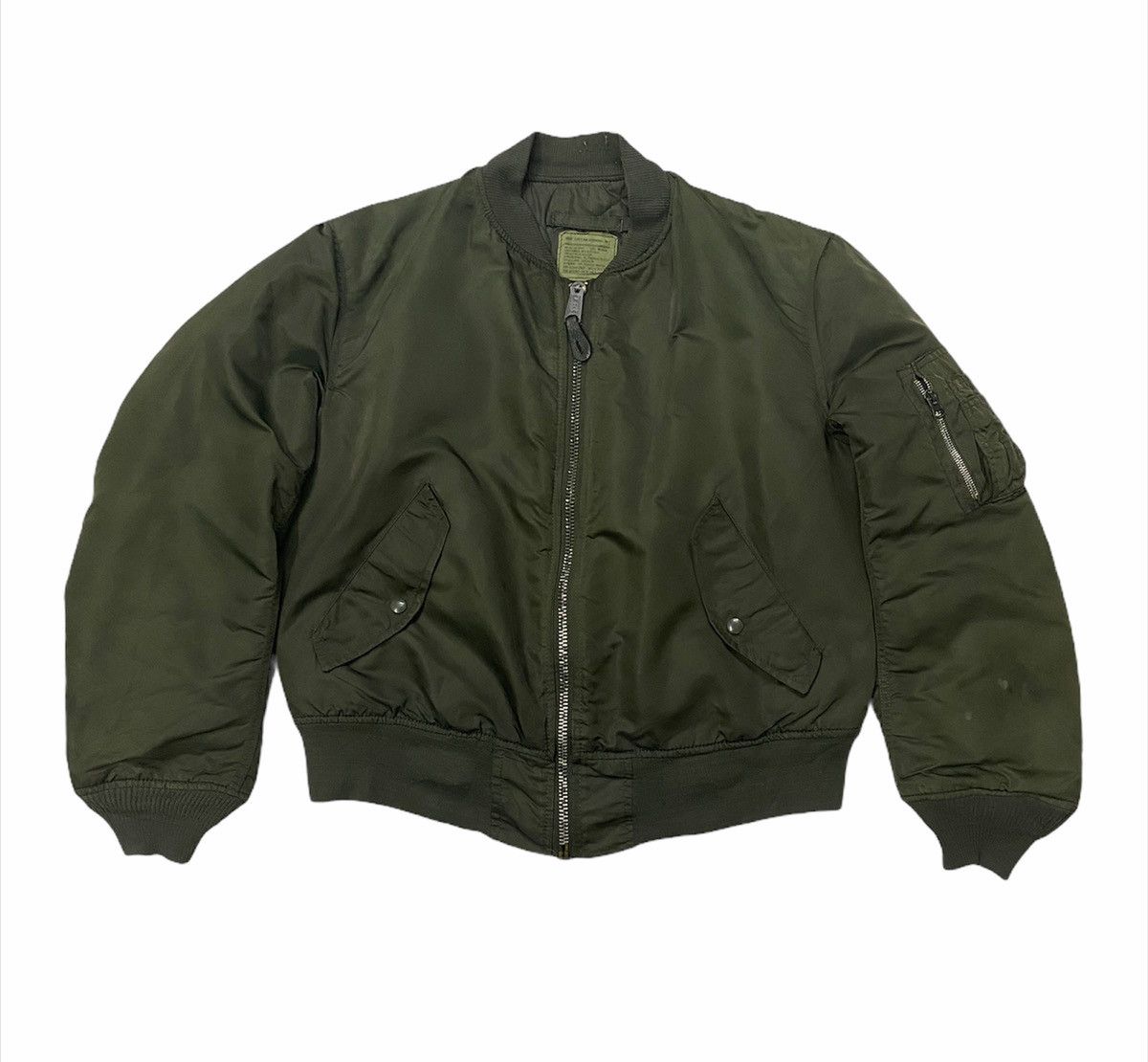 Alpha Industries Vintage MA-1 Bomber Jacket Size US M / EU 48-50 / 2 - 1 Thumbnail