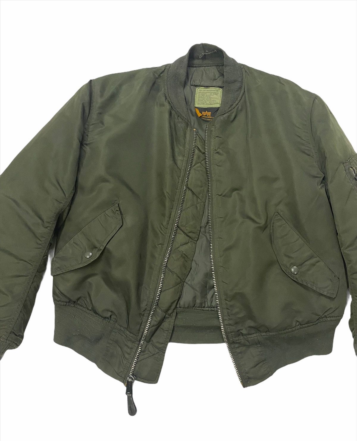 Alpha Industries Vintage MA-1 Bomber Jacket Size US M / EU 48-50 / 2 - 4 Thumbnail