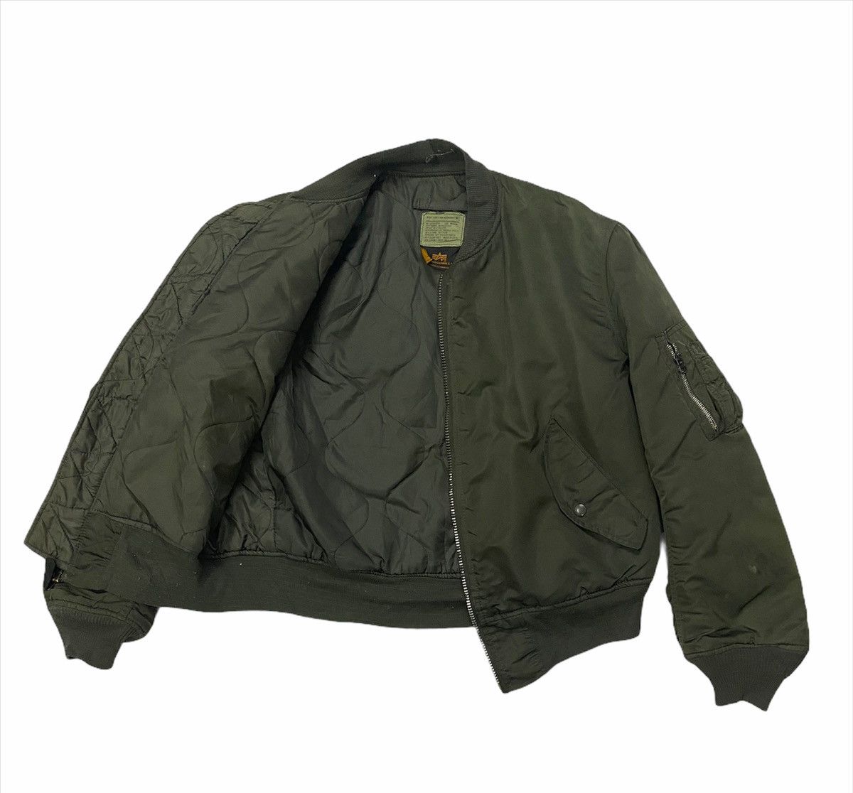 Alpha Industries Vintage MA-1 Bomber Jacket Size US M / EU 48-50 / 2 - 3 Thumbnail