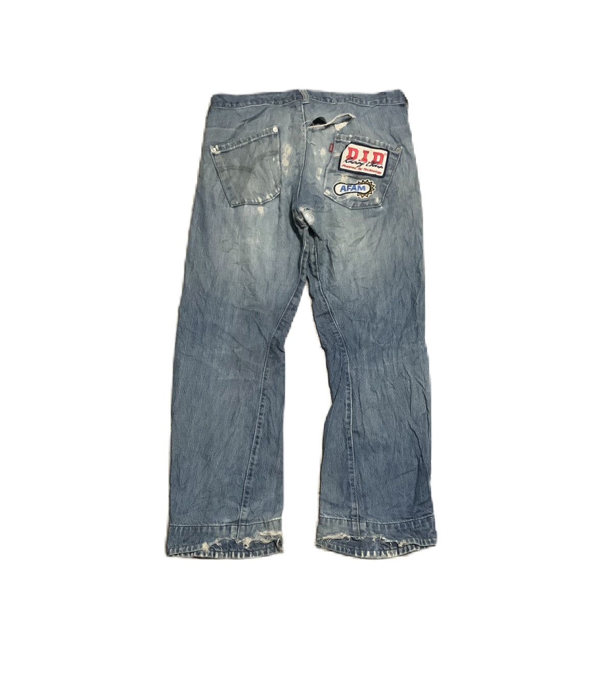 Levi's Vintage 90s Levis Engineered Faded Blue Jeans Distressed Size US 32 / EU 48 - 3 Thumbnail