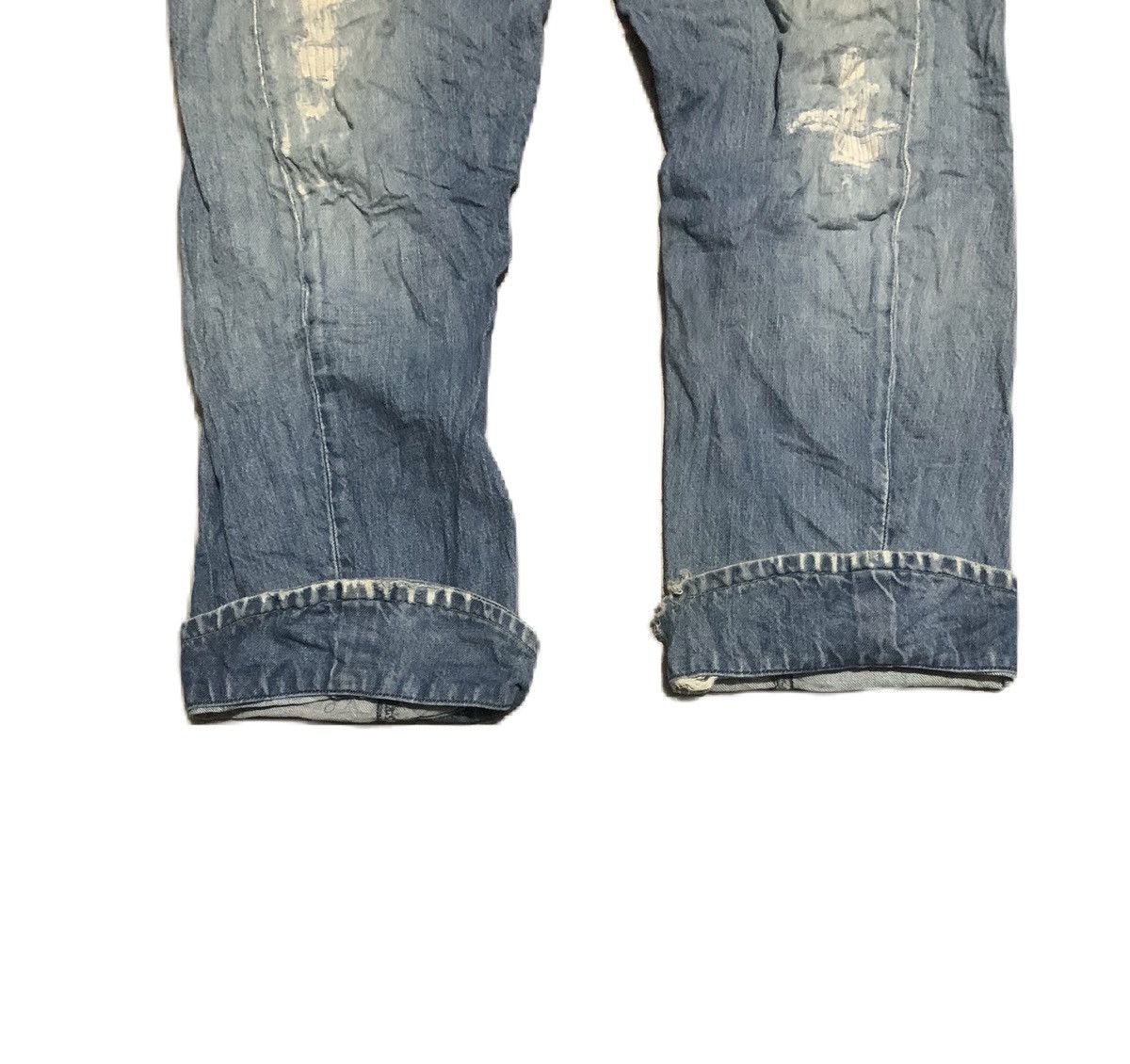 Levi's Vintage 90s Levis Engineered Faded Blue Jeans Distressed Size US 32 / EU 48 - 5 Thumbnail