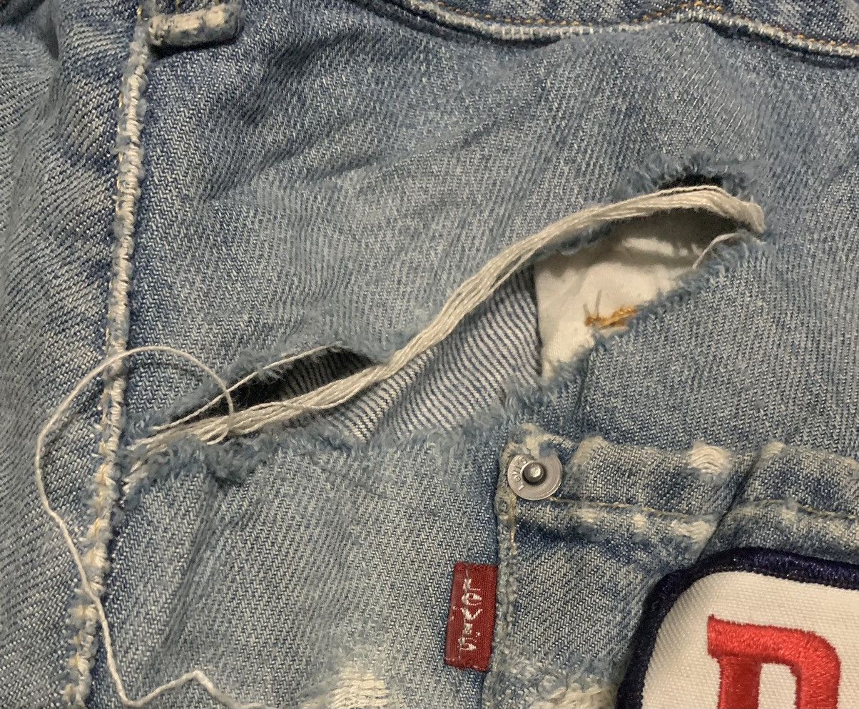 Levi's Vintage 90s Levis Engineered Faded Blue Jeans Distressed Size US 32 / EU 48 - 8 Thumbnail