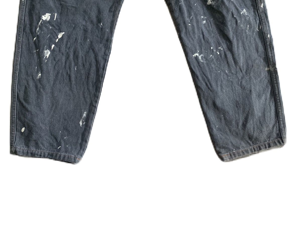 If Six Was Nine Vintage 90s Marithe Francois Girbaud Painted Baggy Jeans Size US 30 / EU 46 - 3 Thumbnail