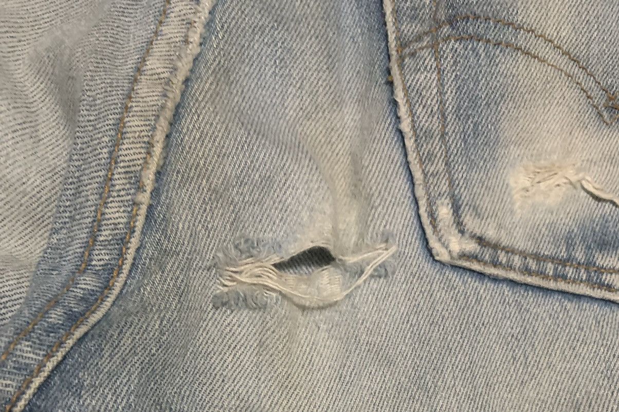 Levi's Vintage 90s Levis 501 Straight Jeans Made In Usa Size US 28 / EU 44 - 4 Thumbnail
