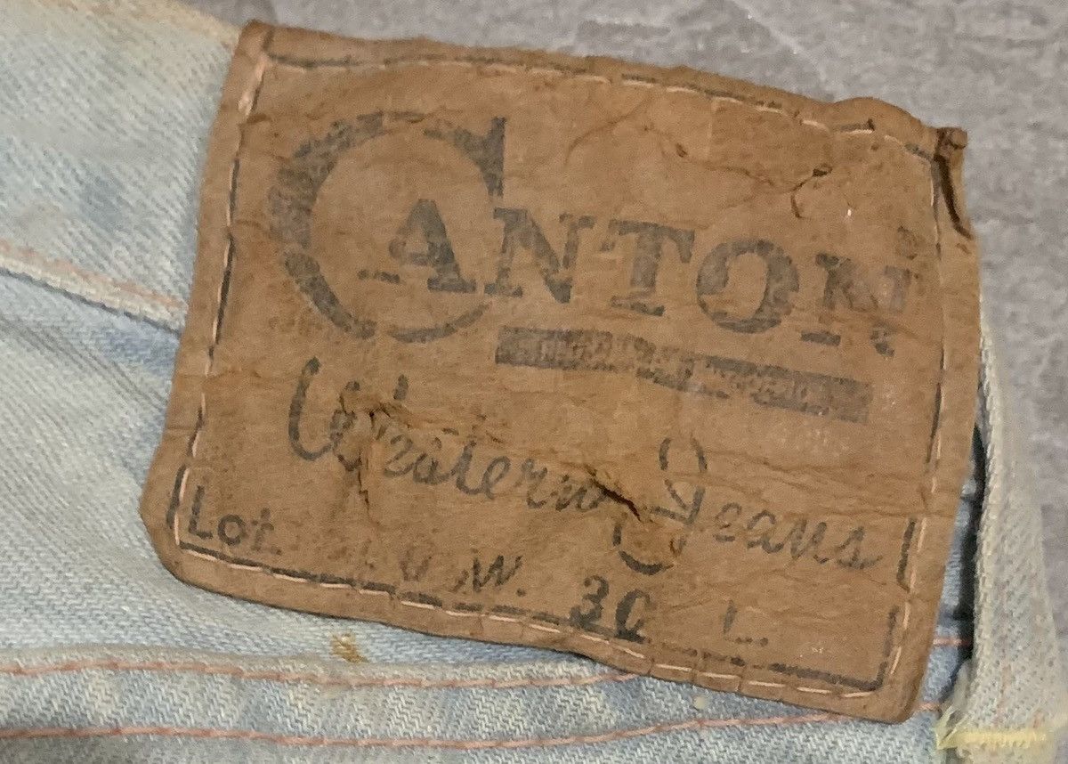 Vintage Vintage 80s Canton Selvedge Flare Bootcut Jeans Size US 29 - 8 Thumbnail