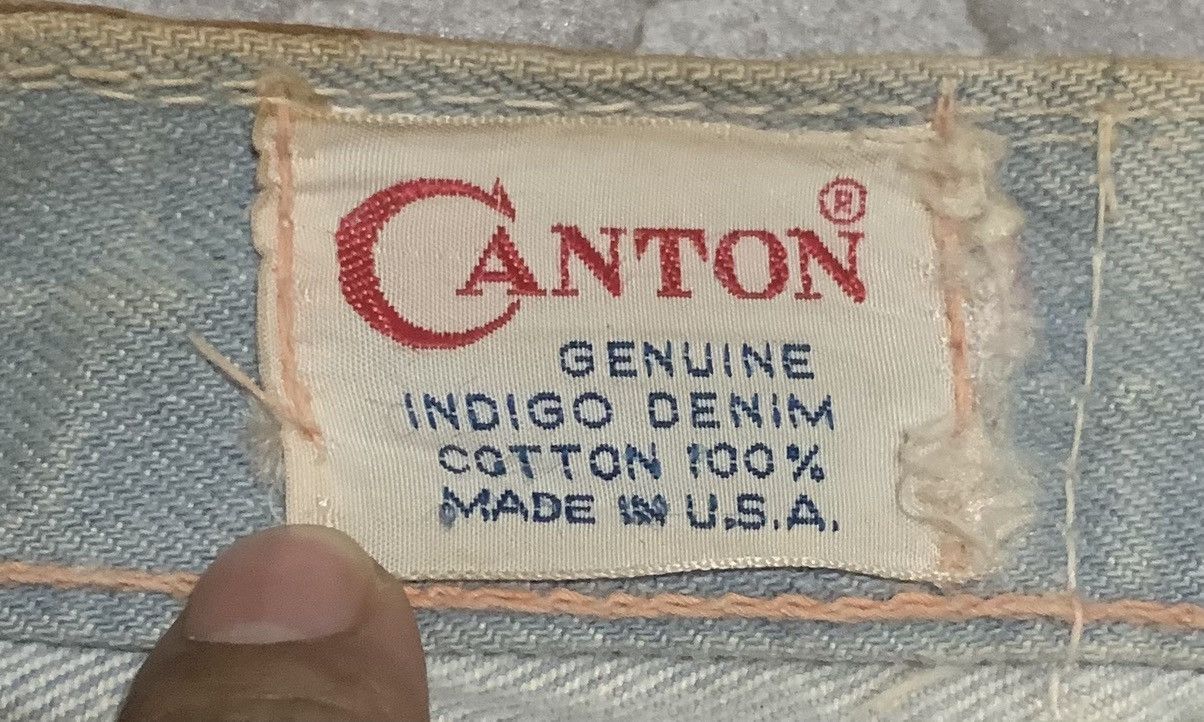 Vintage Vintage 80s Canton Selvedge Flare Bootcut Jeans Size US 29 - 9 Thumbnail