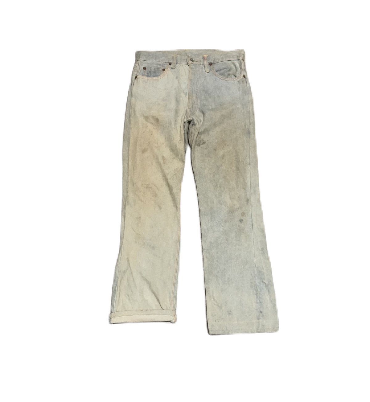 Vintage Vintage 80s Canton Selvedge Flare Bootcut Jeans Size US 29 - 1 Thumbnail