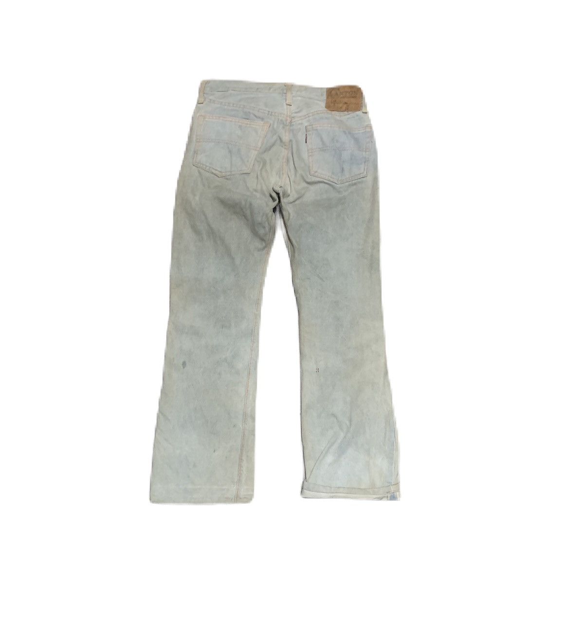 Vintage Vintage 80s Canton Selvedge Flare Bootcut Jeans Size US 29 - 2 Thumbnail