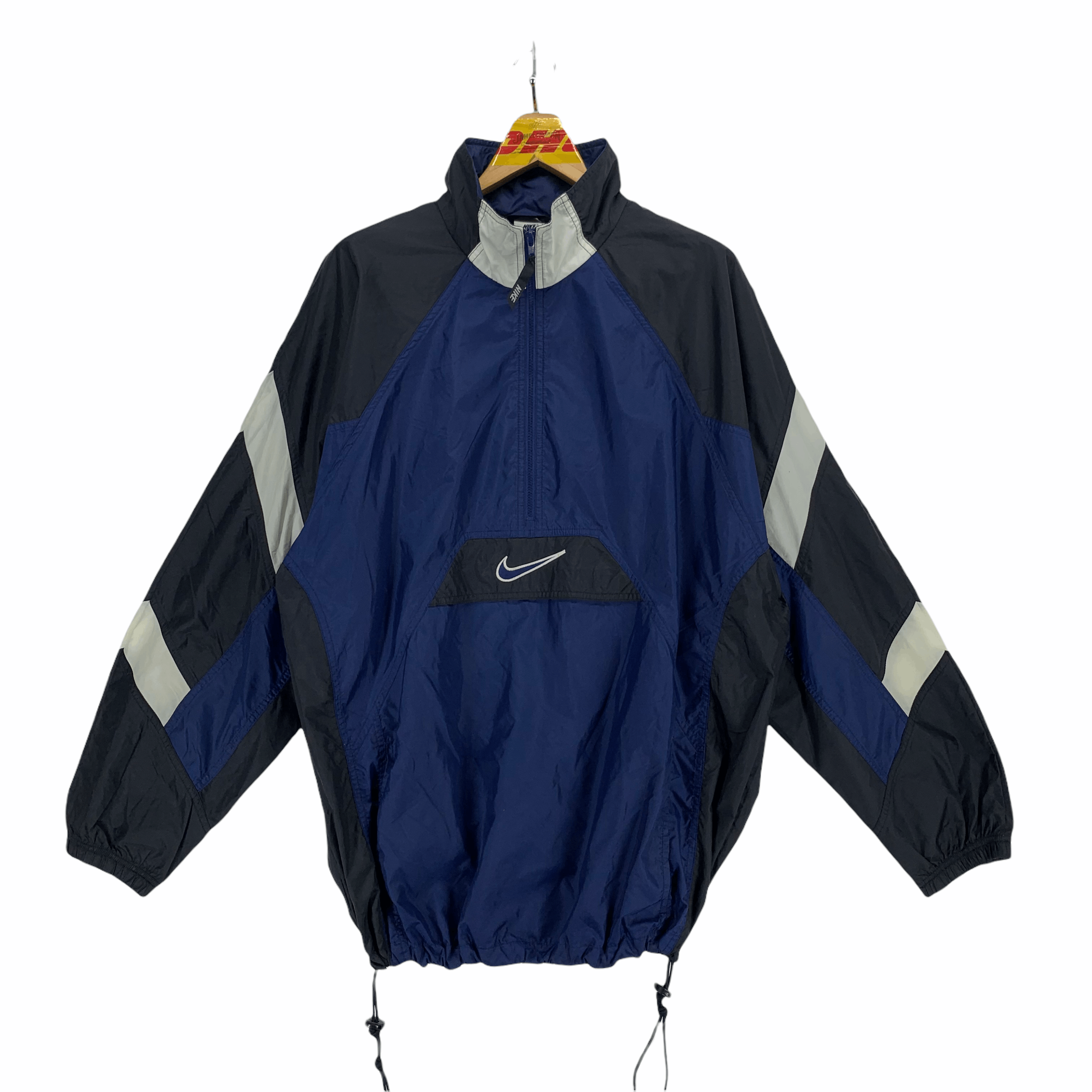 Pre-owned Nike X Vintage Nike Half Zip Light Jackets 3230-61 In Blue
