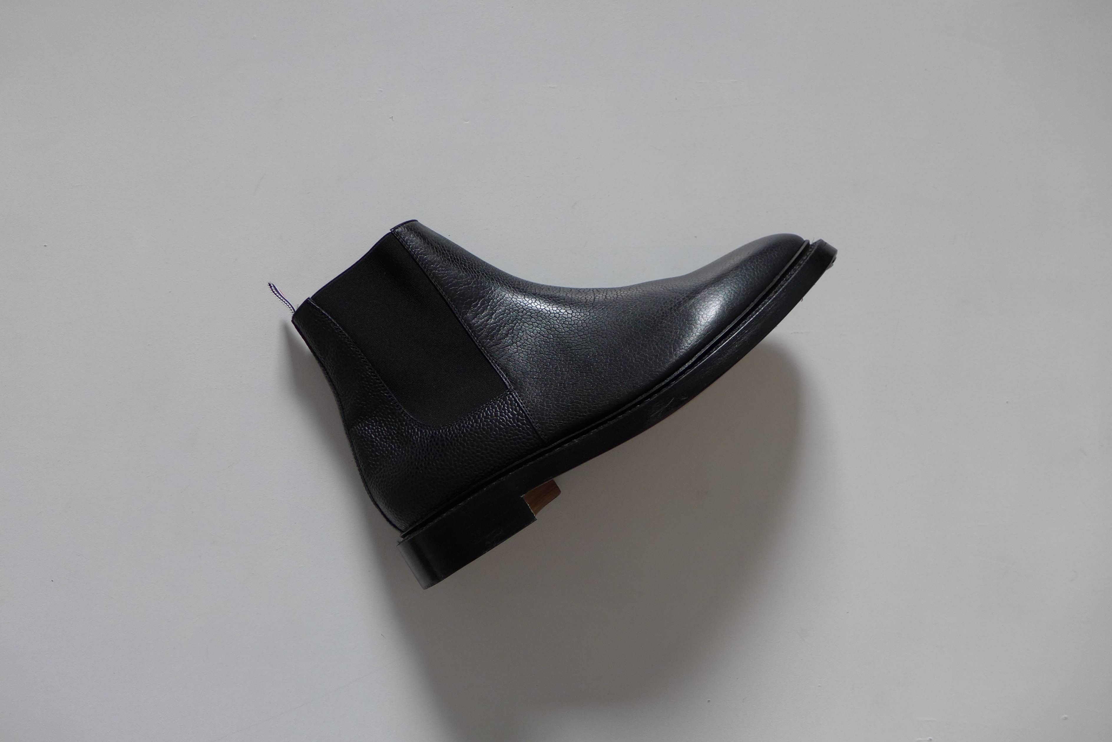 Thom Browne Thom Browne FW16 Chelsea Boots - Black Pebble Grain Leather Size US 8 / EU 41 - 7 Thumbnail