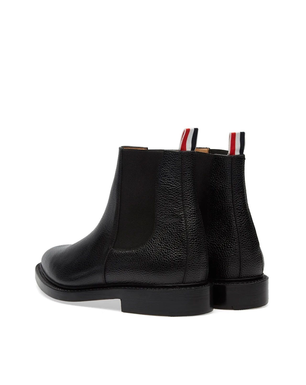 Thom Browne Thom Browne FW16 Chelsea Boots - Black Pebble Grain Leather Size US 8 / EU 41 - 3 Thumbnail