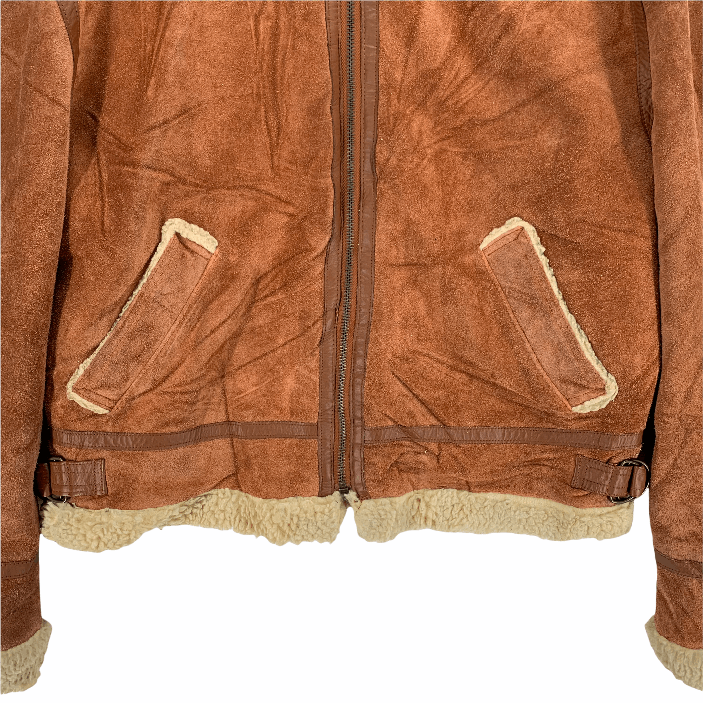 Other US ARMY AIR FORCE Orange B-3 Shearling Jacket #3358-120 Size US M / EU 48-50 / 2 - 3 Thumbnail