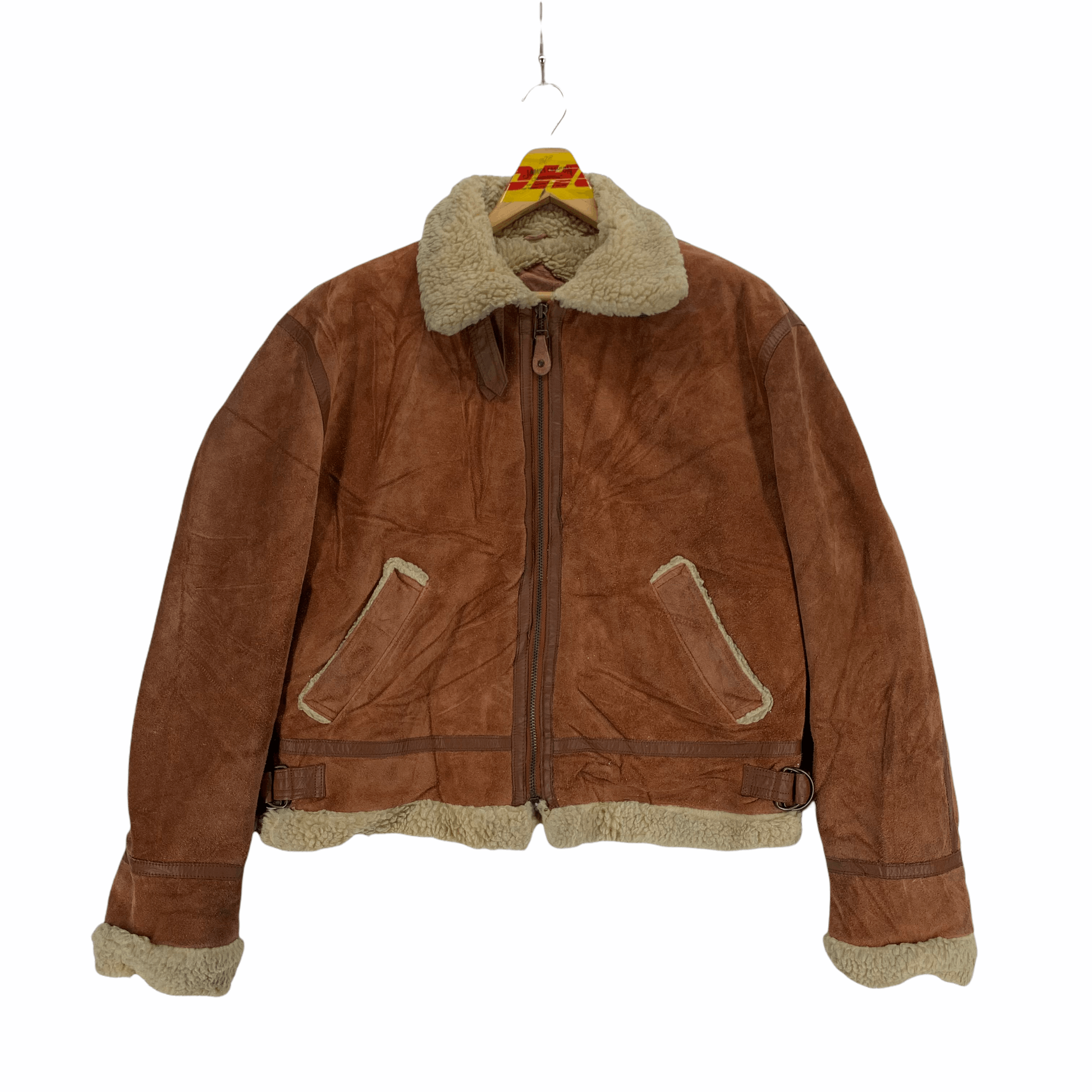 Other US ARMY AIR FORCE Orange B-3 Shearling Jacket #3358-120 Size US M / EU 48-50 / 2 - 1 Thumbnail