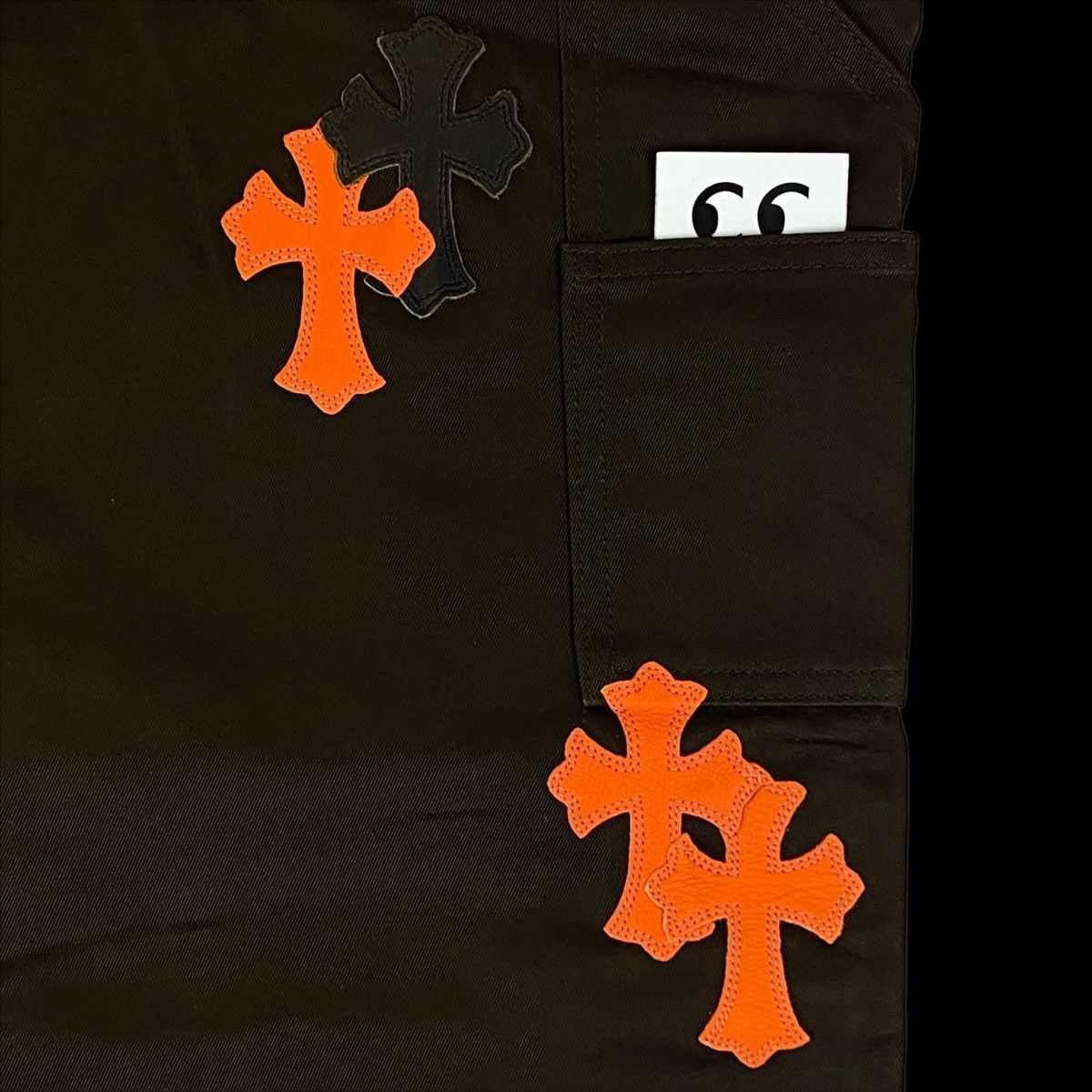 Chrome Hearts chrome hearts orange camo cross patch carpenter pants brown Size US 34 / EU 50 - 3 Thumbnail
