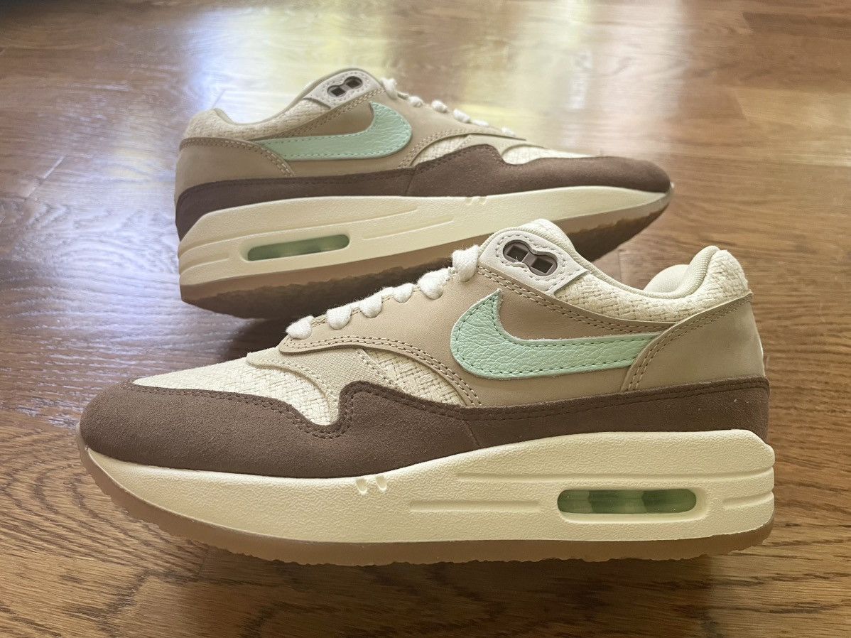 Nike 5 Men’s 6.5 Women’s Air Max 1 Crepe Brown Hemp Premium 2 90 Size US 5 / EU 37 - 8 Thumbnail