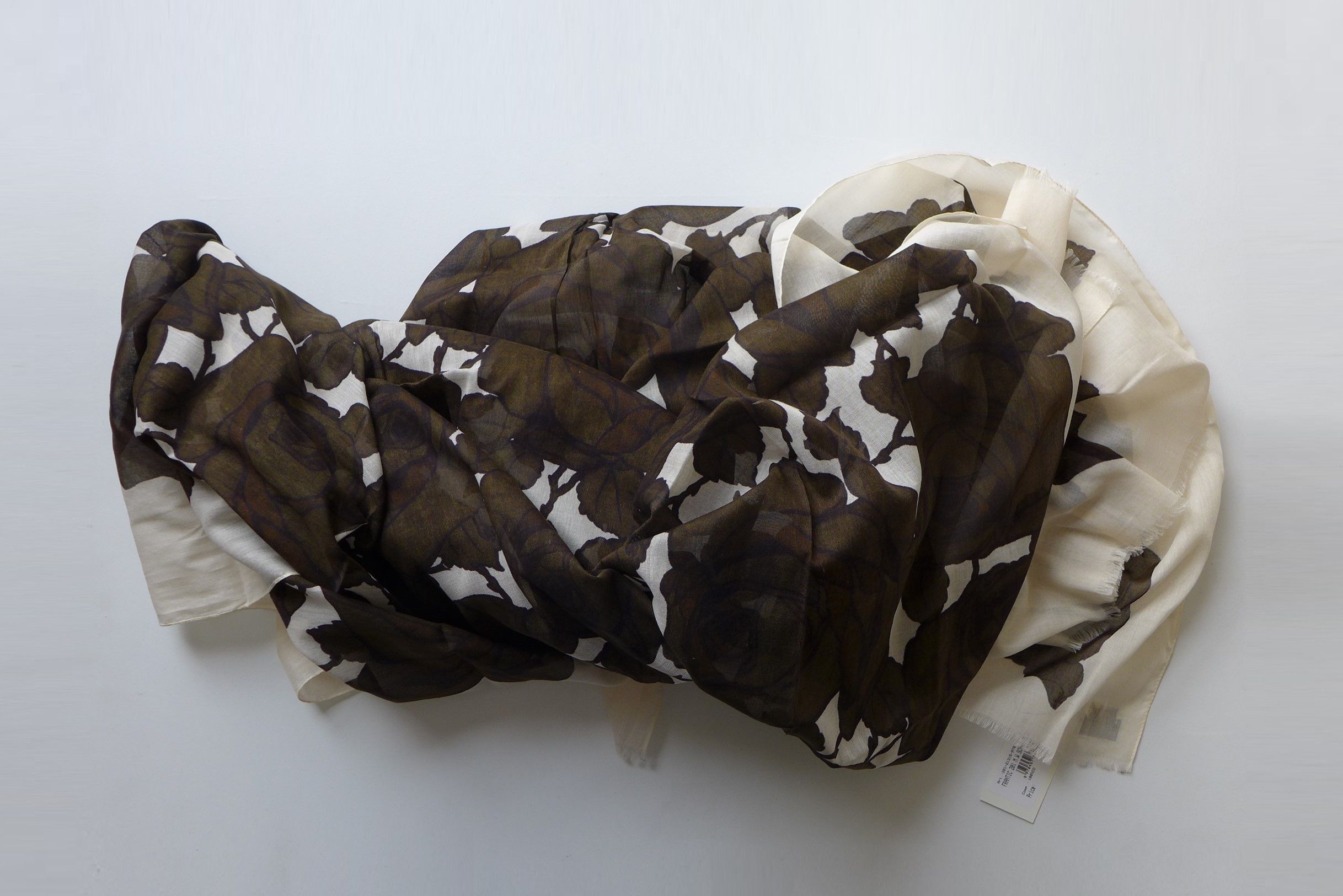 Dries Van Noten Dries Van Noten Rose Floral Print Scarf. Size ONE SIZE - 7 Thumbnail