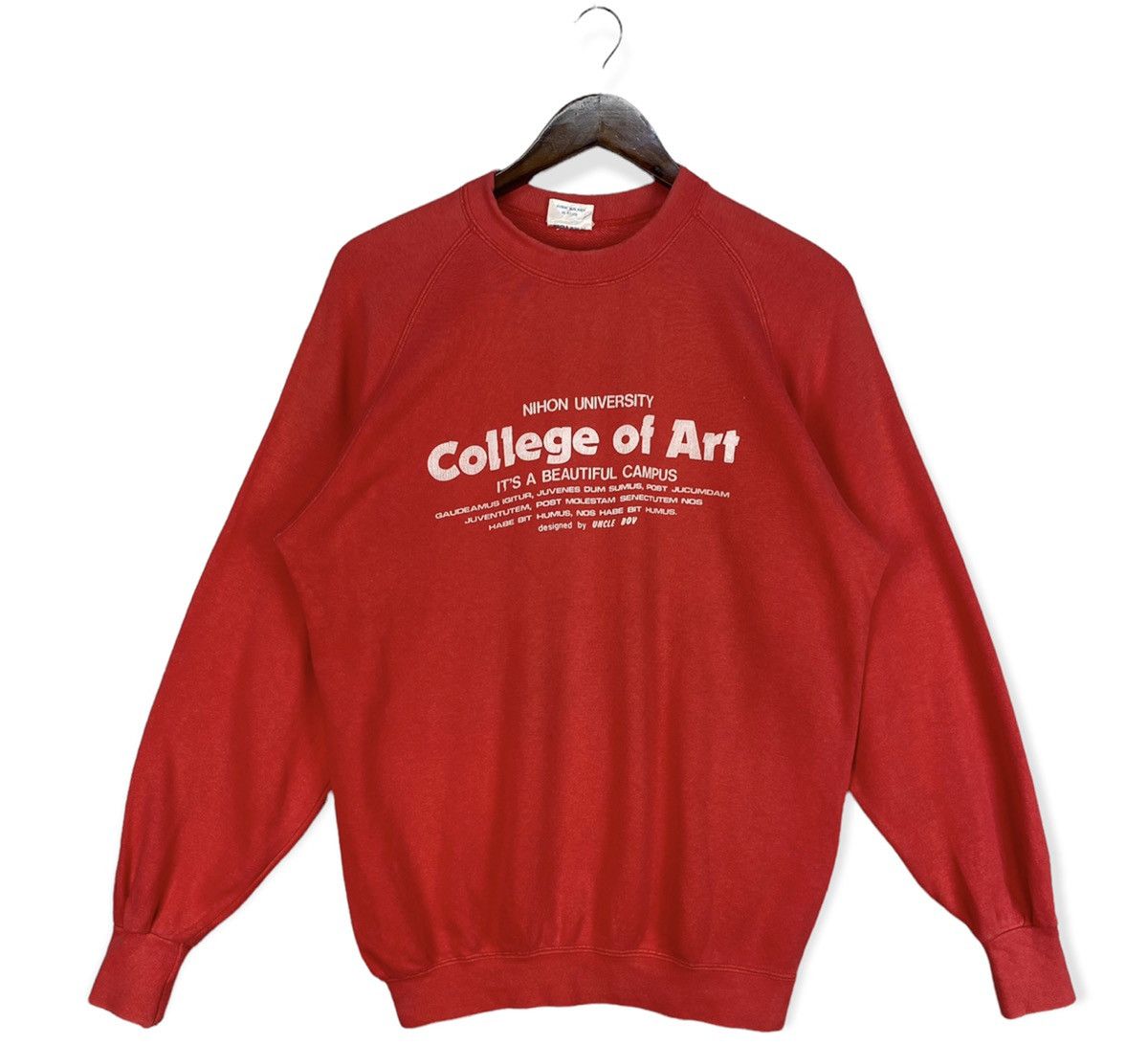 Japanese Brand Vintage Nihon University College Of Art Sweatshirt Size US L / EU 52-54 / 3 - 1 Thumbnail