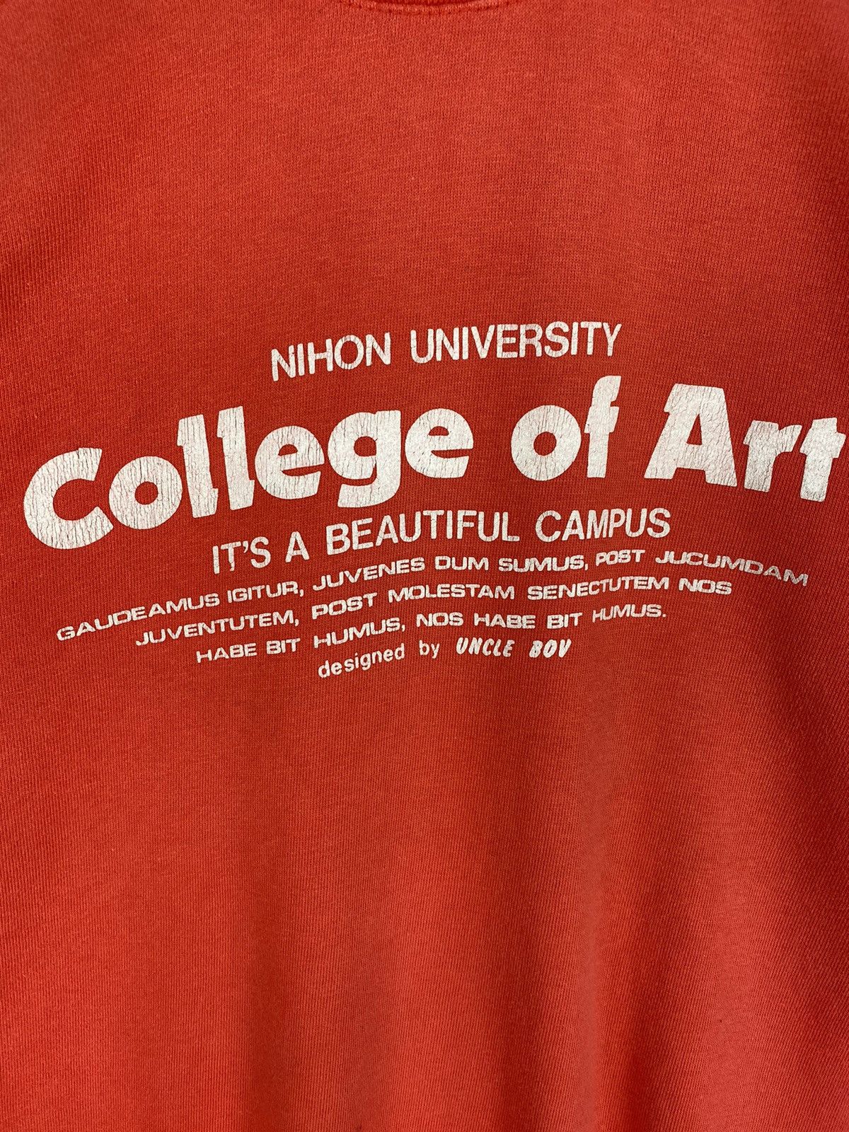 Japanese Brand Vintage Nihon University College Of Art Sweatshirt Size US L / EU 52-54 / 3 - 4 Thumbnail