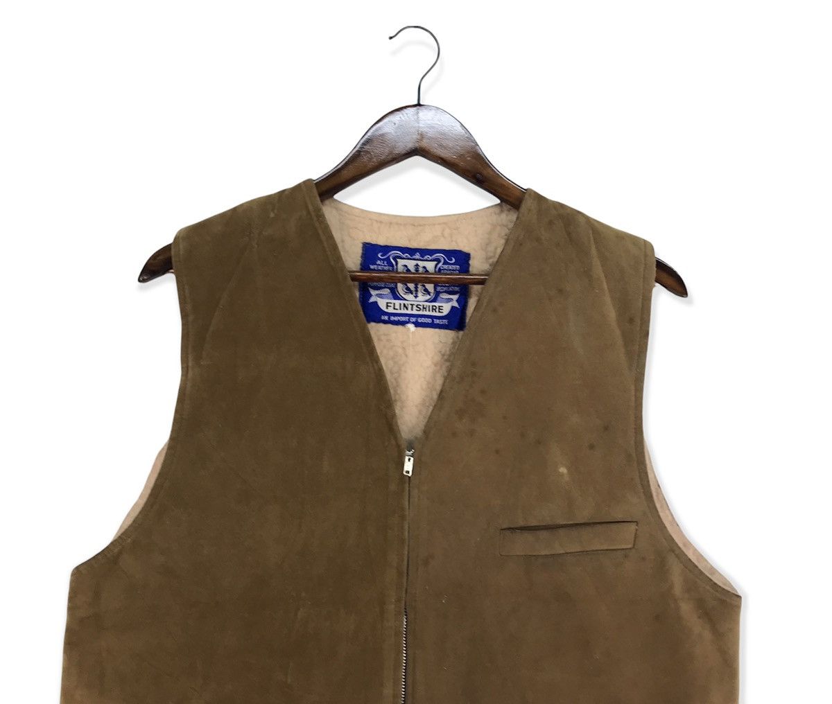 Genuine Leather Vintage Flintshire Leather Vest Size US L / EU 52-54 / 3 - 2 Thumbnail