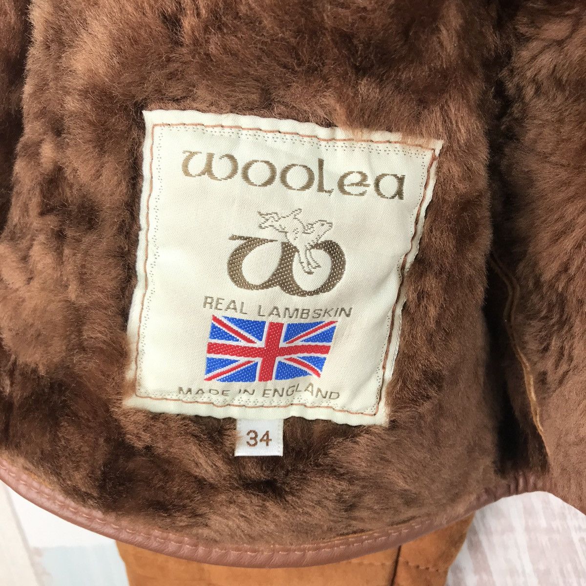 Vintage Vintage Woolea Sheepskin Leather Jacket Size ONE SIZE - 6 Thumbnail