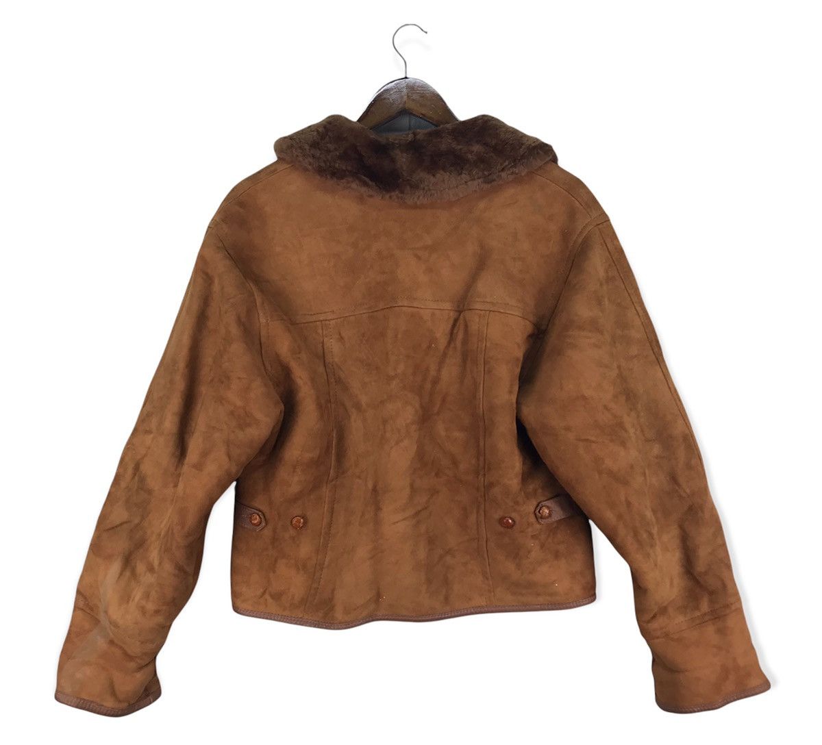 Vintage Vintage Woolea Sheepskin Leather Jacket Size ONE SIZE - 5 Thumbnail