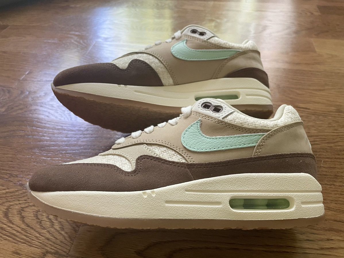 Nike 4 Men’s 5.5 Women’s Air Max 1 Crepe Brown Hemp Premium 2 90 Size US 5.5 / EU 38 - 2 Thumbnail