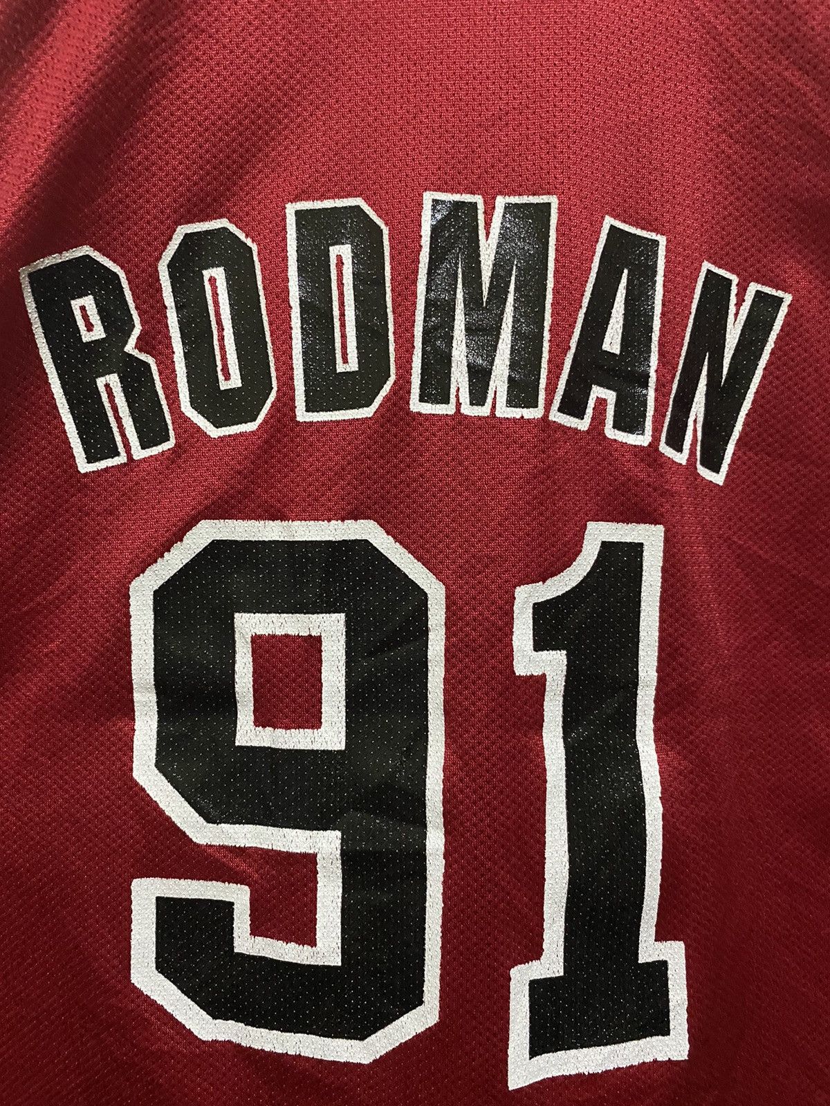 Champion × NBA × Vintage Vtg Jersey Rodman Youth Size US M / EU 48-50 / 2 - 8 Thumbnail