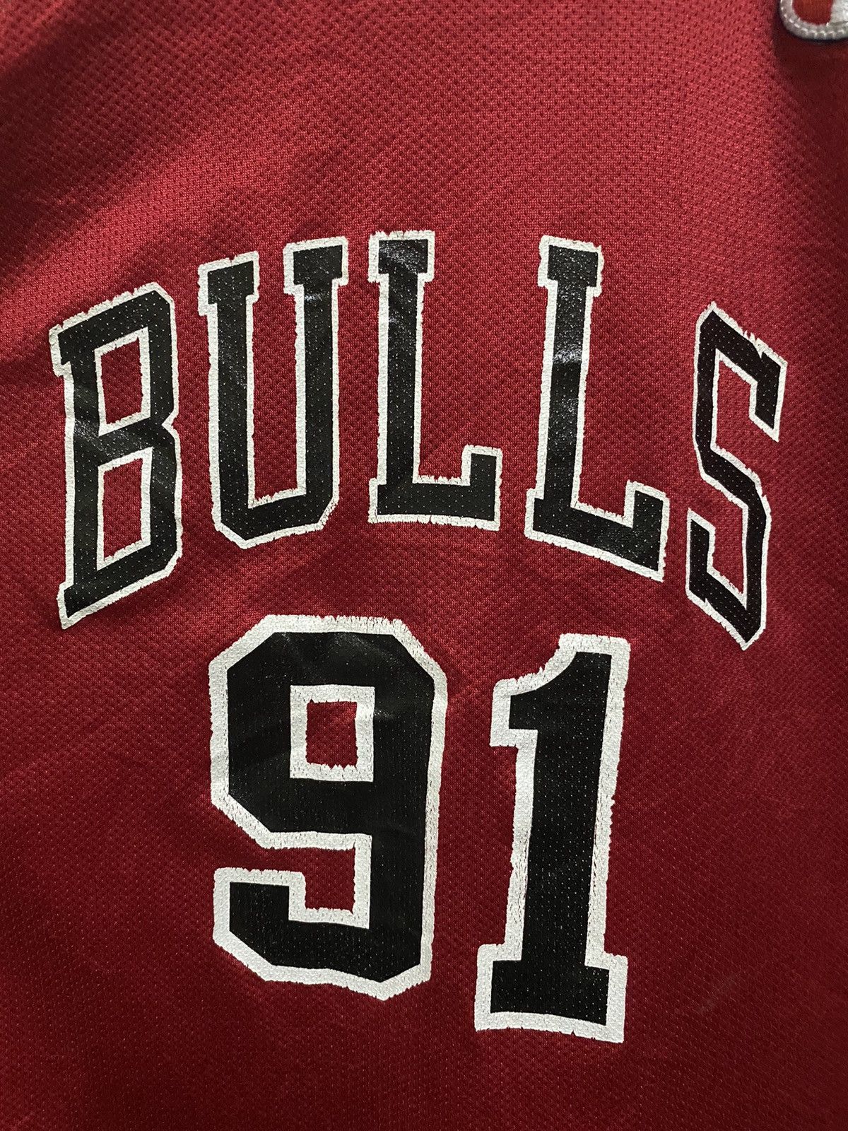 Champion × NBA × Vintage Vtg Jersey Rodman Youth Size US M / EU 48-50 / 2 - 5 Thumbnail