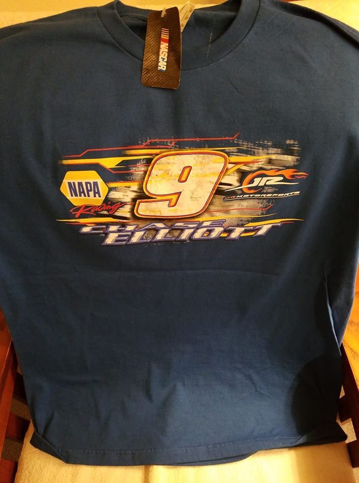 NASCAR × Vintage Vintage NASCAR Chase Elliott #9 Chevy NAPA Blue XL tee Size US XL / EU 56 / 4 - 4 Thumbnail