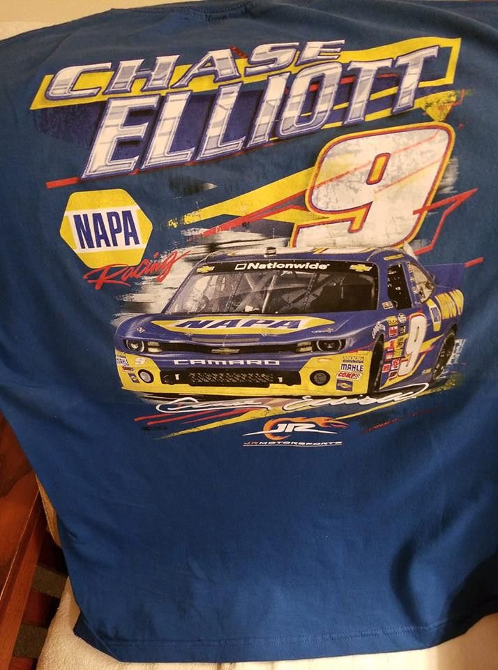 NASCAR × Vintage Vintage NASCAR Chase Elliott #9 Chevy NAPA Blue XL tee Size US XL / EU 56 / 4 - 3 Thumbnail