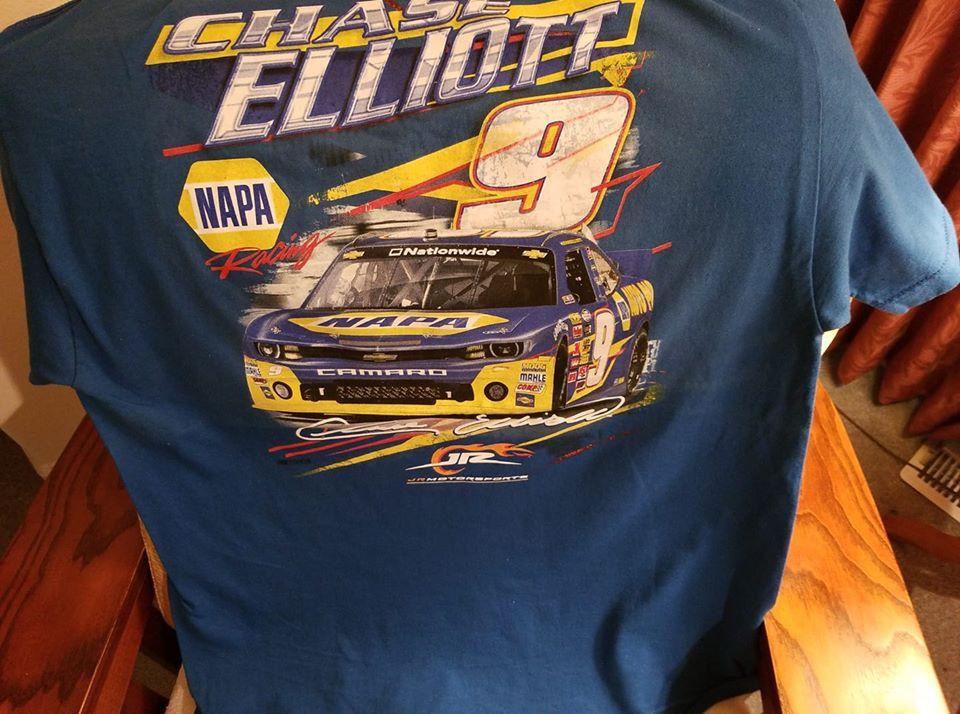 NASCAR × Vintage Vintage NASCAR Chase Elliott #9 Chevy NAPA Blue XL tee Size US XL / EU 56 / 4 - 2 Thumbnail