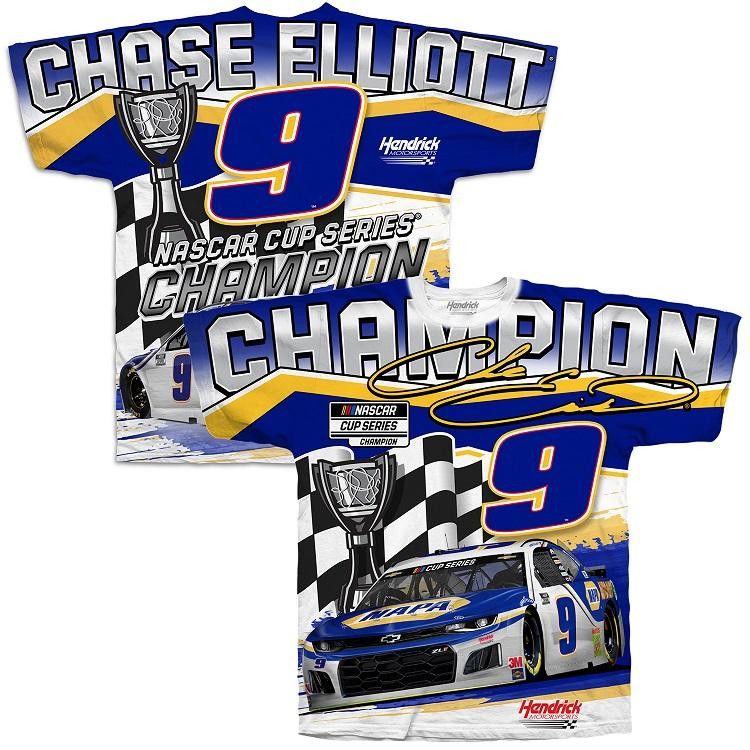 NASCAR NASCAR Champion Chase Elliott #9 Chevy Full Print XL tee Size US XL / EU 56 / 4 - 1 Preview