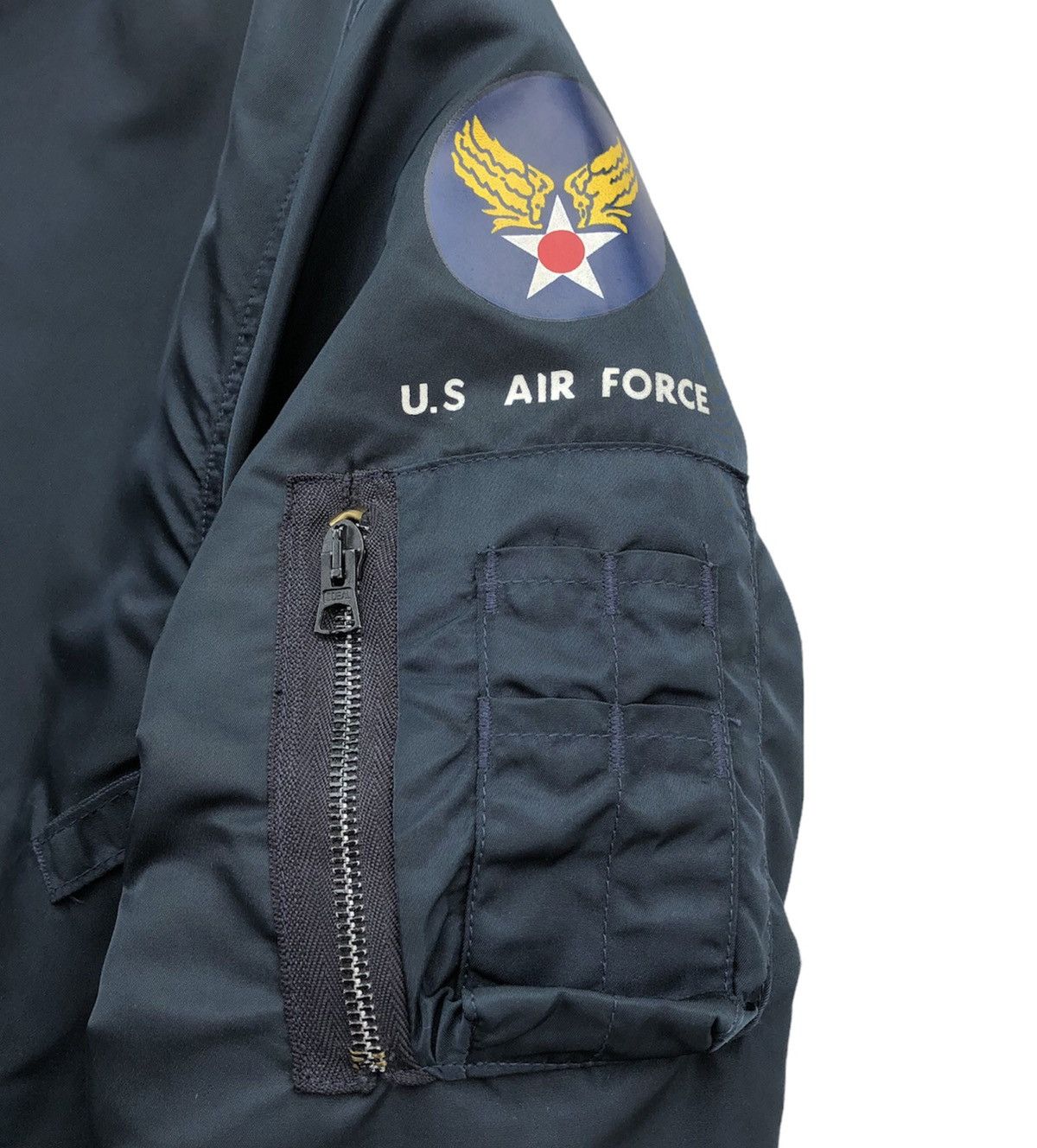 Vintage 80s Spiewak & Sons USAF logo MA-1 Bomber jacket