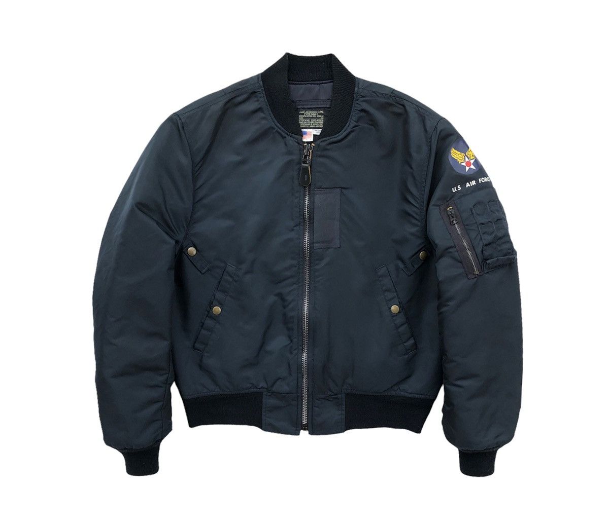 Ma Spiewak Bomber Vintage 80s Spiewak Sons USAF Logo MA-1 Bomber