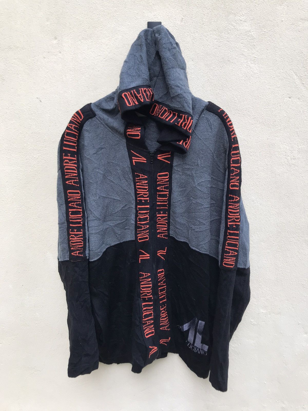 Designer × Japanese Brand RARE DESIGN Andre Luciano full Sidetape Hoodie Size US L / EU 52-54 / 3 - 1 Thumbnail