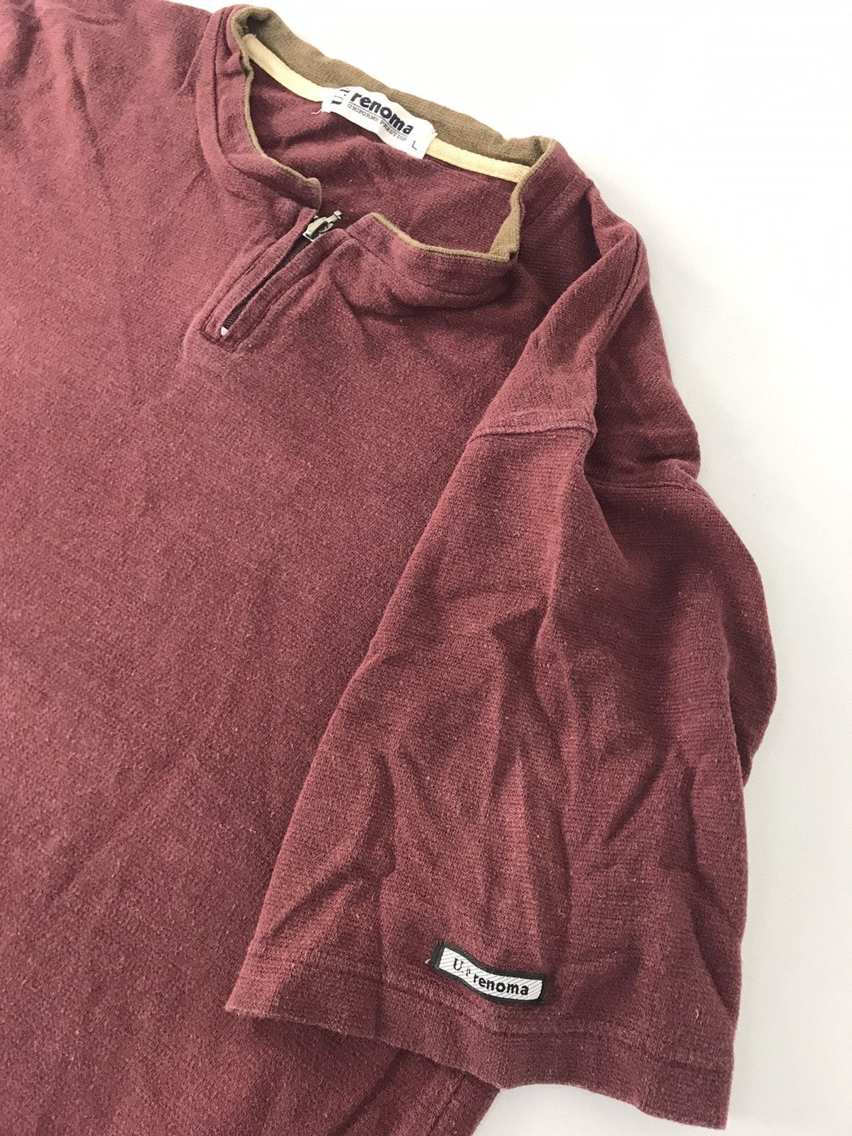 Renoma U.P Renoma Half Zip Design Tee T-shirt Inspired Designer Size US M / EU 48-50 / 2 - 3 Thumbnail