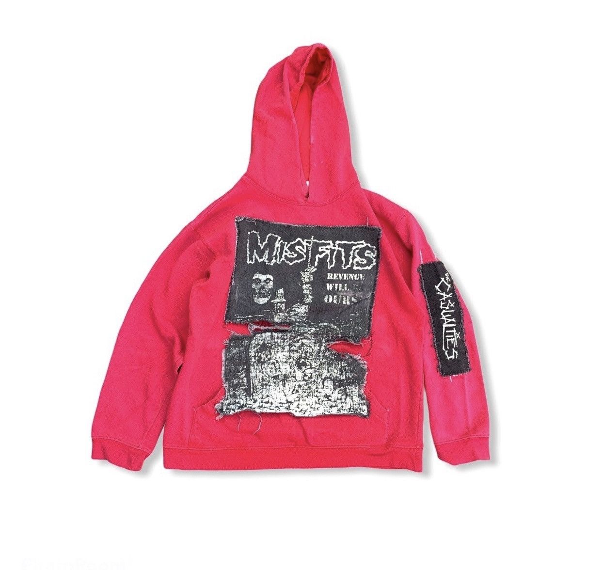 Misfits Misfits Punk Rock patchwork hoodie Size US S / EU 44-46 / 1 - 1 Thumbnail