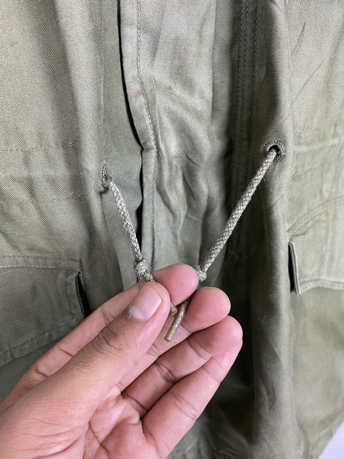 Japanese Brand MILITARY PARKA MEN’S COAT SATEEN LINING Size US M / EU 48-50 / 2 - 9 Thumbnail